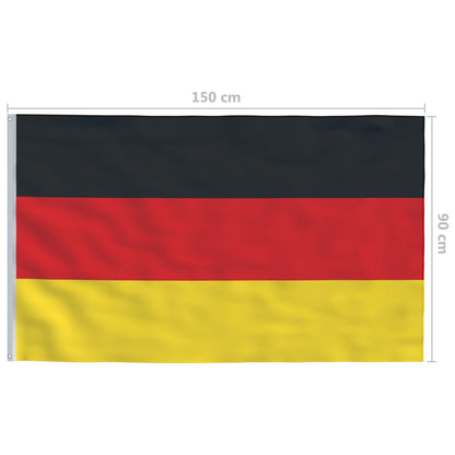 manoga EU | 146043 Flagge Deutschlands 90 x 150 cm
