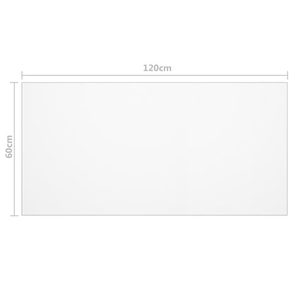 manoga EU | 288261 Tischfolie Transparent 120x60 cm 1,6 mm PVC