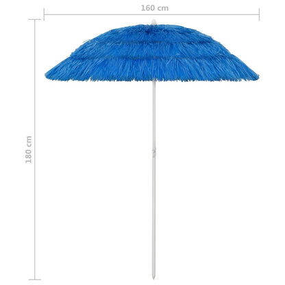 manoga EU | 314694 Hawaii Sonnenschirm Blau 180 cm