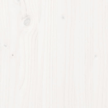 manoga EU | 810446 Massivholzbett Kiefer 180x200 cm Weiß
