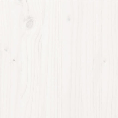 manoga EU | 810506 Massivholzbett Weiß Kiefer 160x200 cm