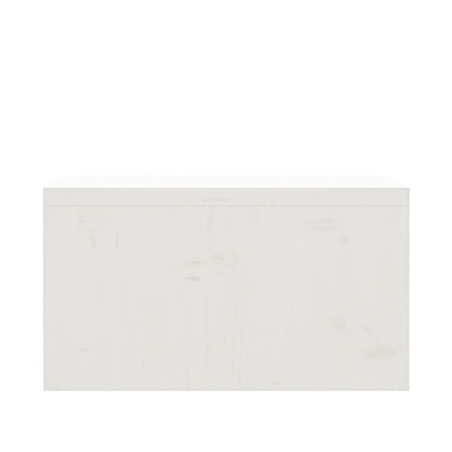 manoga EU | 813925 Monitorständer Weiß 50x27x15 cm Massivholz Kiefer