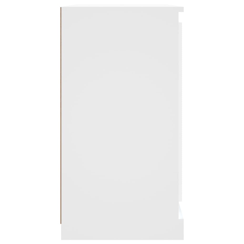 manoga EU | 816192 Sideboard Weiß 70x35,5x67,5 cm Holzwerkstoff